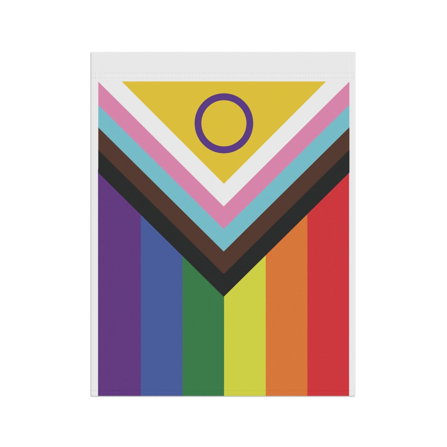 Progress Pride Garden Flag – Inclusive Rainbow House Banner in 2 Sizes - Please Support a Women-Owned Business in Virginia