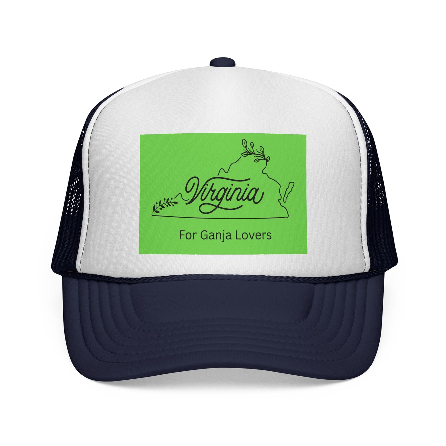 Virginia Trucker Cap – “For Ganja Lovers” Mesh Hat