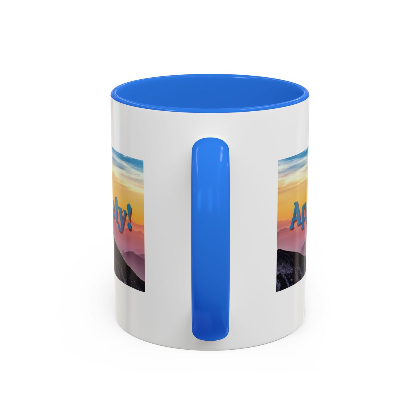 Appalachian Mountain Sunset Mug — "Appalachian? Appsolutely!" Colorful Coffee Cup (11oz/15oz)