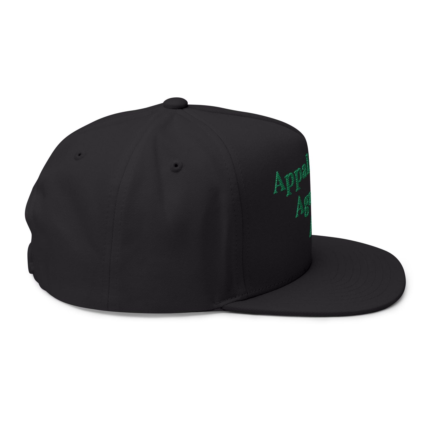 ANTI AI - NO AI hat with Embroidered "Appalachian Against AI" Flat Bill Cap — Statement Hat Against Artificial Intelligence WOMAN OWNED BUSIINESS