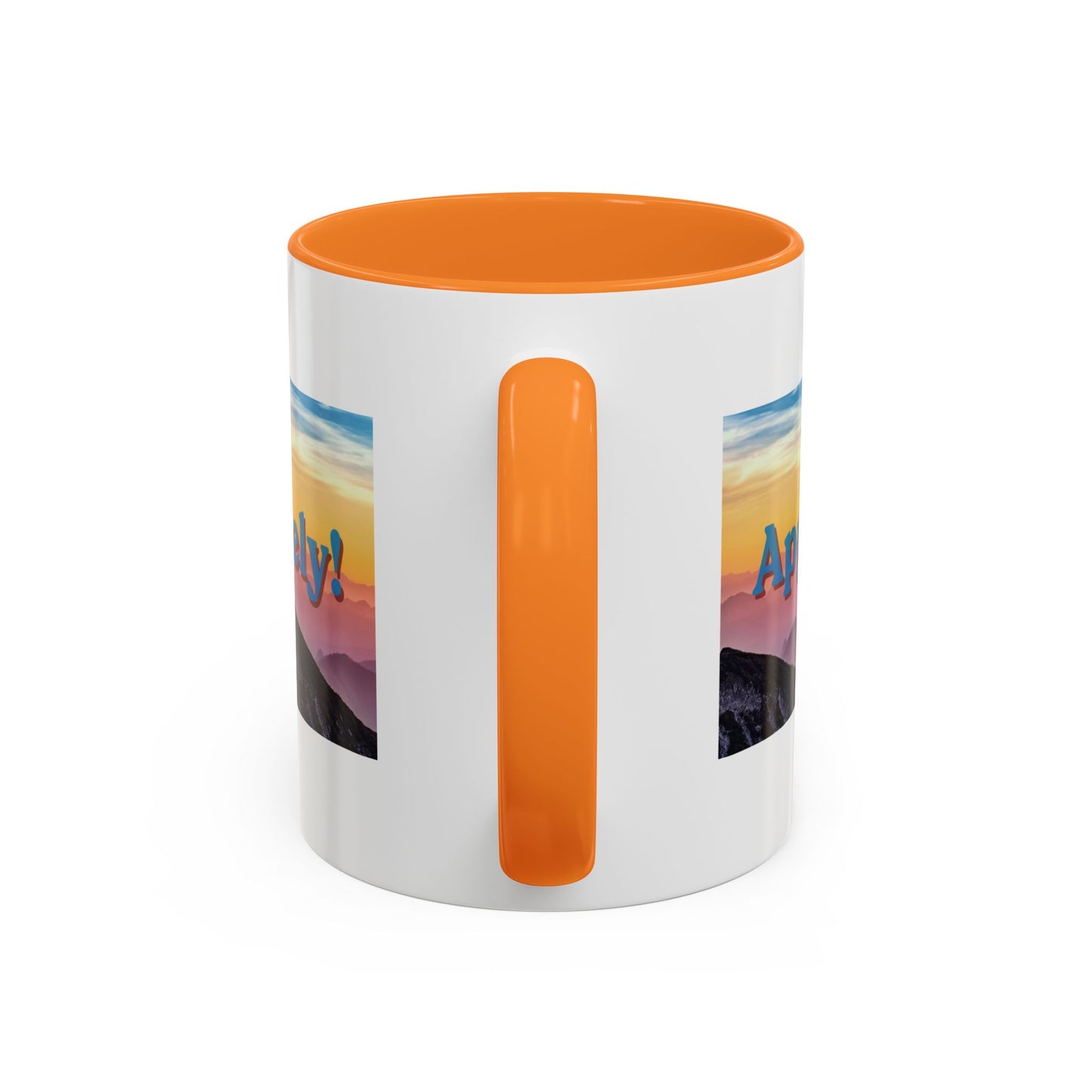 Appalachian Mountain Sunset Mug — "Appalachian? Appsolutely!" Colorful Coffee Cup (11oz/15oz)