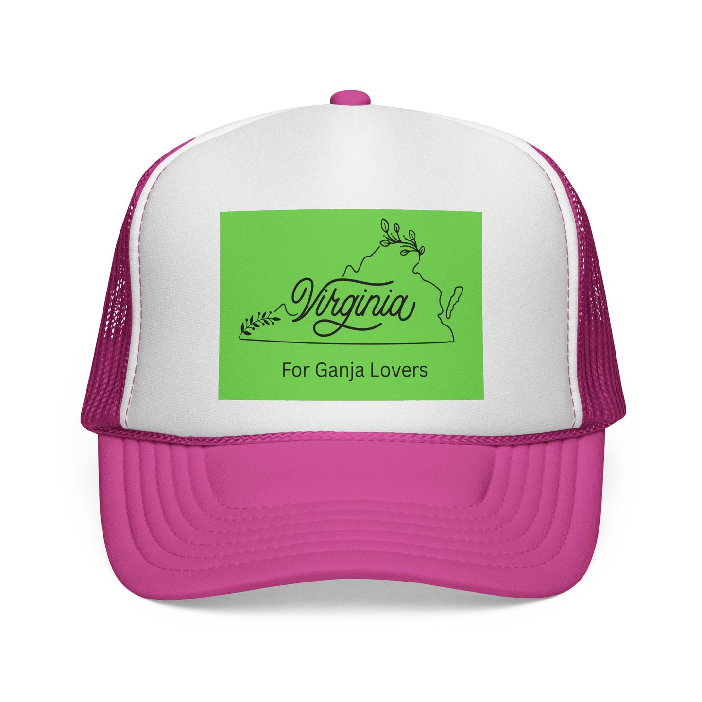 Virginia Trucker Cap – “For Ganja Lovers” Mesh Hat