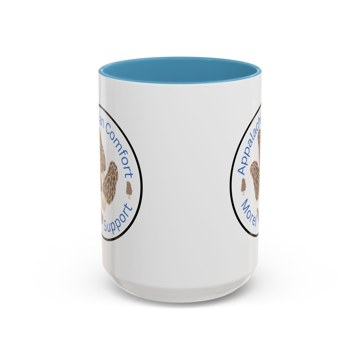 Appalachian Comfort - MOREL Support Coffee Mug, inspired by the tradition of mushroom hunting for the Dry Land Fish in the forests and woods of the Appalachian Mountains - WOMAN OWNED BUSINESS