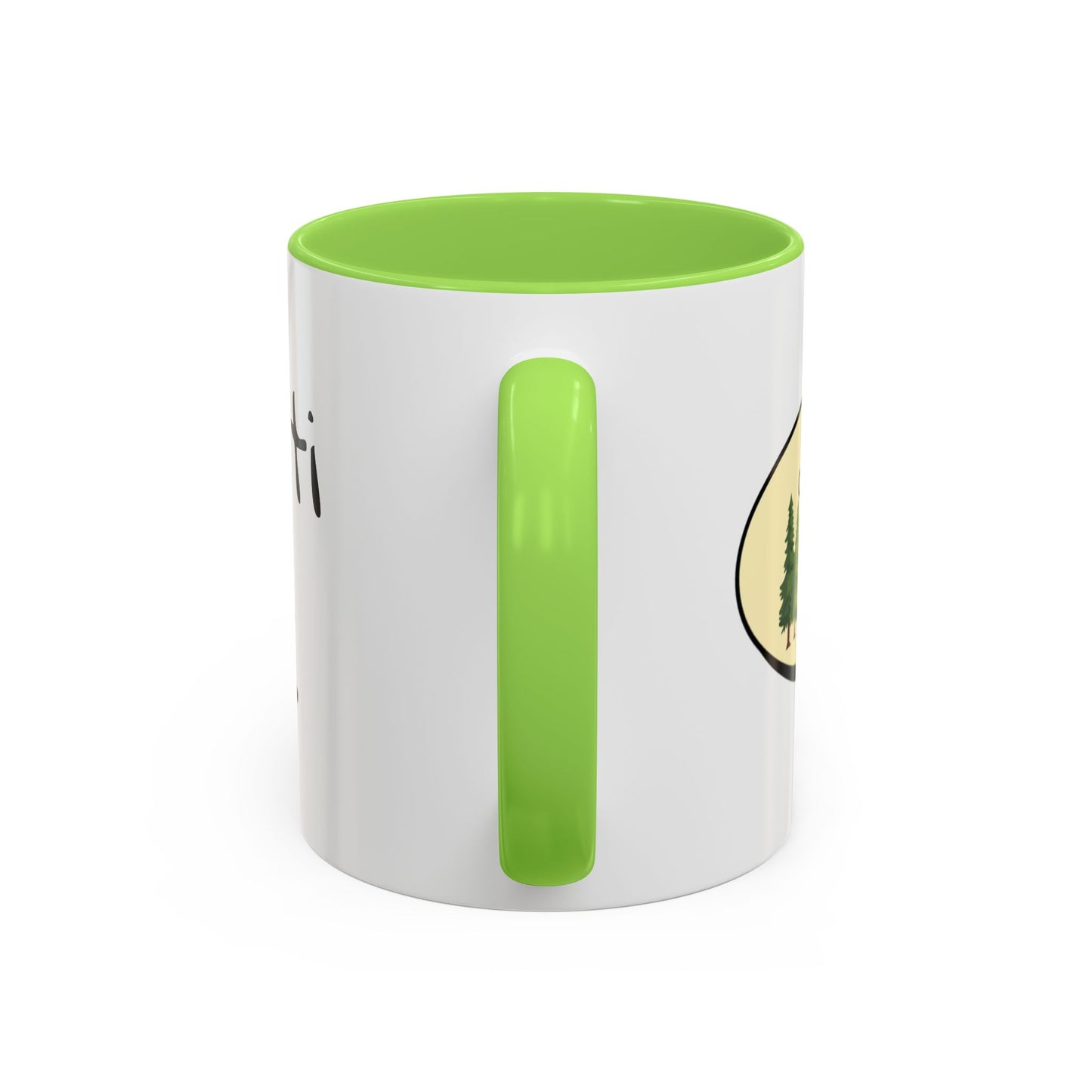 Anti AI Coffee Mug – Funny Novelty 11oz/15oz Color Accent Ceramic Mug