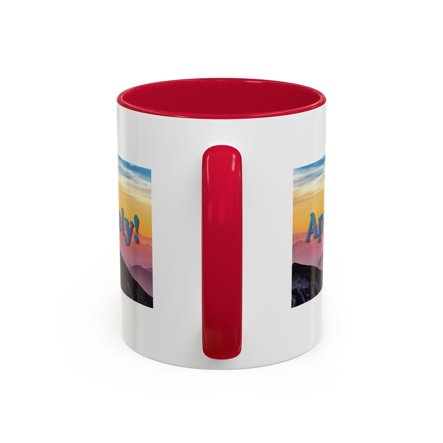Appalachian Mountain Sunset Mug — "Appalachian? Appsolutely!" Colorful Coffee Cup (11oz/15oz)