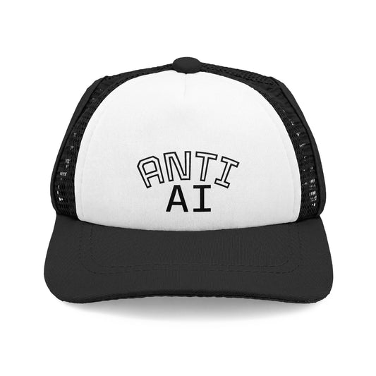 ANTI AI Dog Trucker Hat — ANTI AI hat for your dog snapback cap in multiple colors Statement Hat for PUP