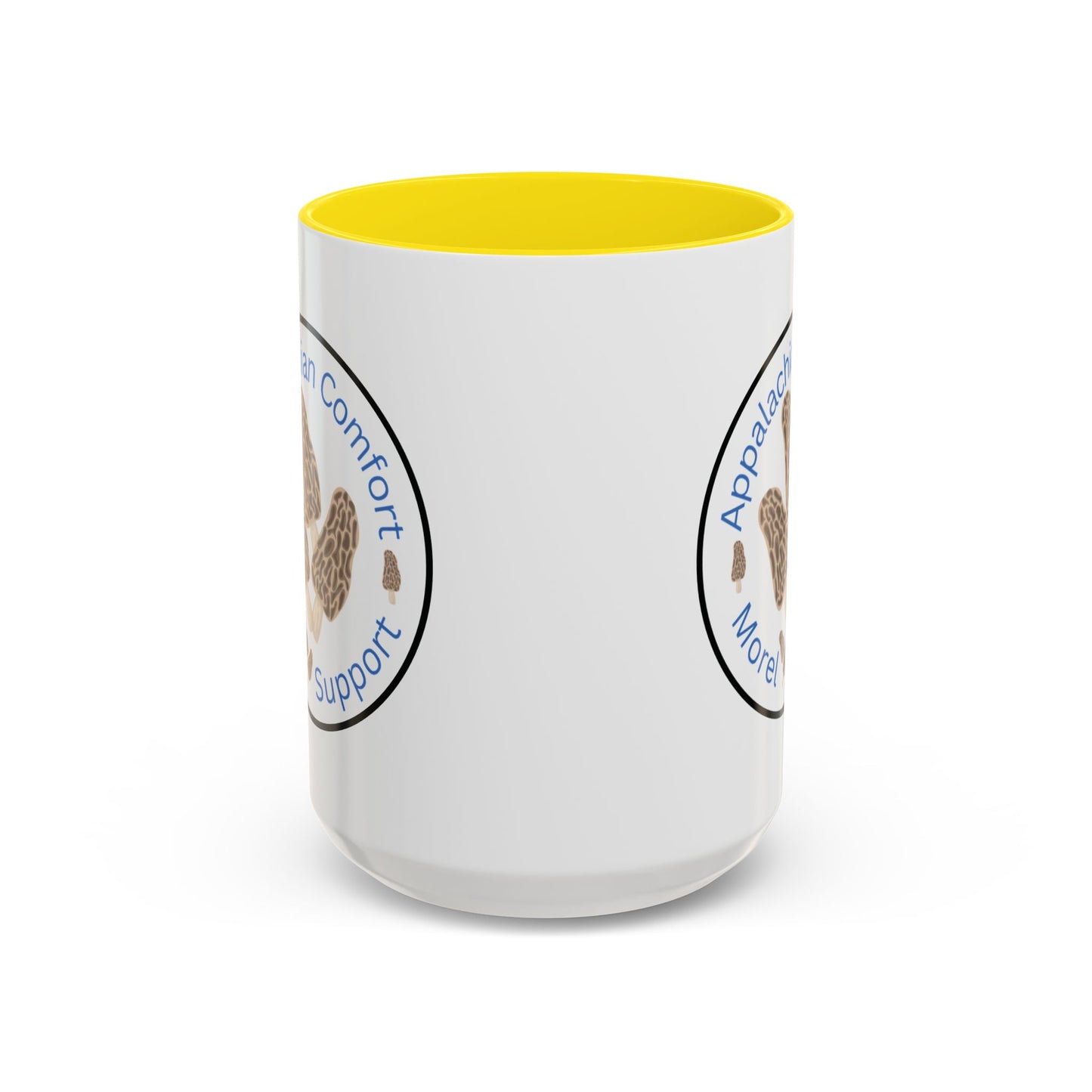 Appalachian Comfort - MOREL Support Coffee Mug, inspired by the tradition of mushroom hunting for the Dry Land Fish in the forests and woods of the Appalachian Mountains - WOMAN OWNED BUSINESS