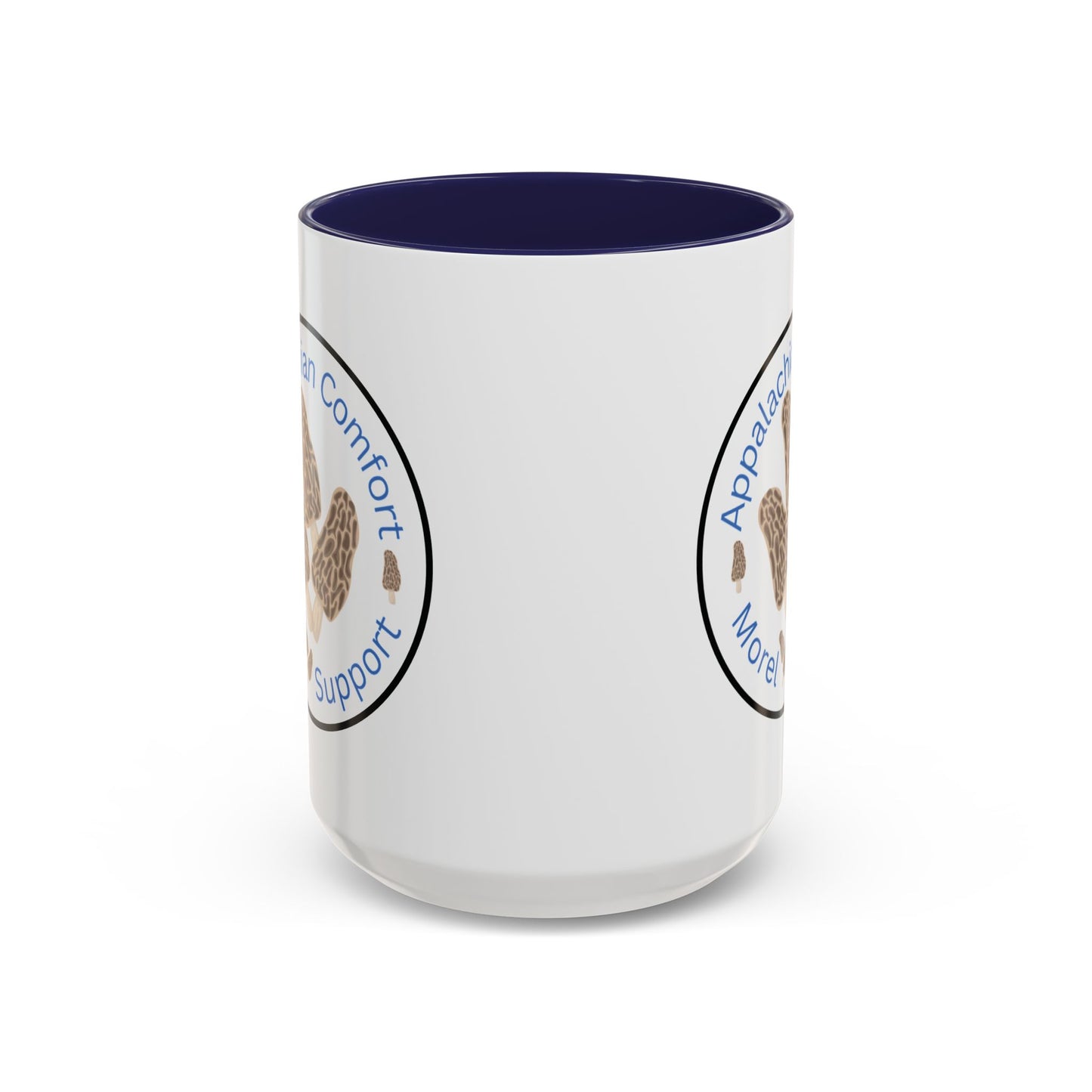 Appalachian Comfort - MOREL Support Coffee Mug, inspired by the tradition of mushroom hunting for the Dry Land Fish in the forests and woods of the Appalachian Mountains - WOMAN OWNED BUSINESS