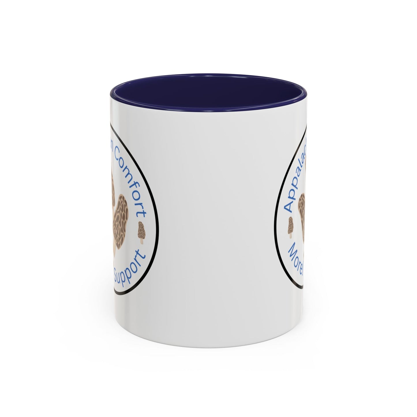 Appalachian Comfort - MOREL Support Coffee Mug, inspired by the tradition of mushroom hunting for the Dry Land Fish in the forests and woods of the Appalachian Mountains - WOMAN OWNED BUSINESS
