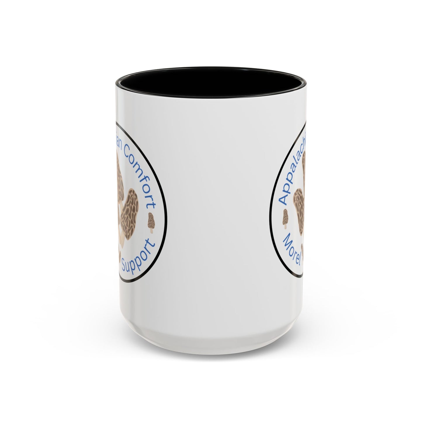 Appalachian Comfort - MOREL Support Coffee Mug, inspired by the tradition of mushroom hunting for the Dry Land Fish in the forests and woods of the Appalachian Mountains - WOMAN OWNED BUSINESS