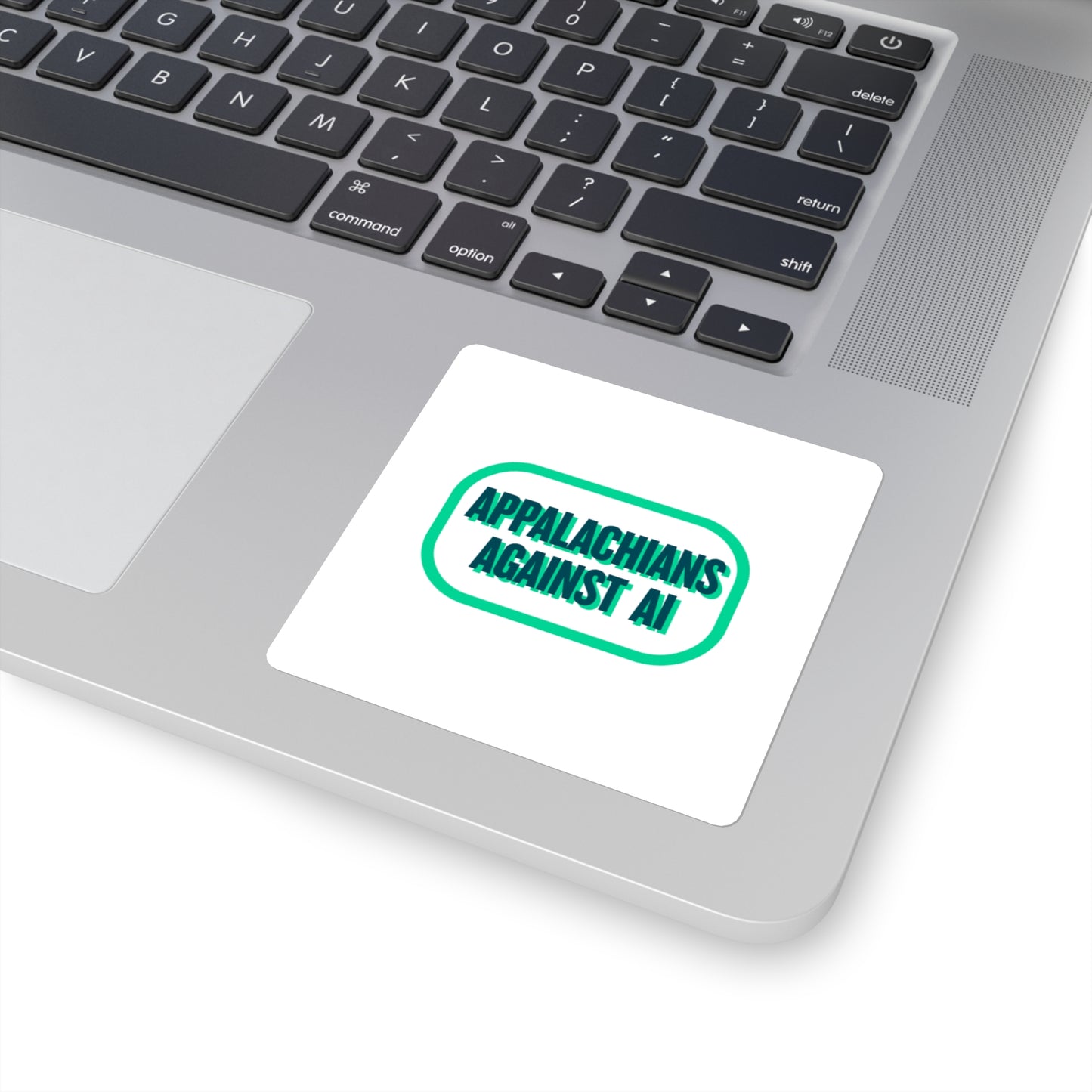 Appalachians Against AI Sticker — Anti-AI Decal