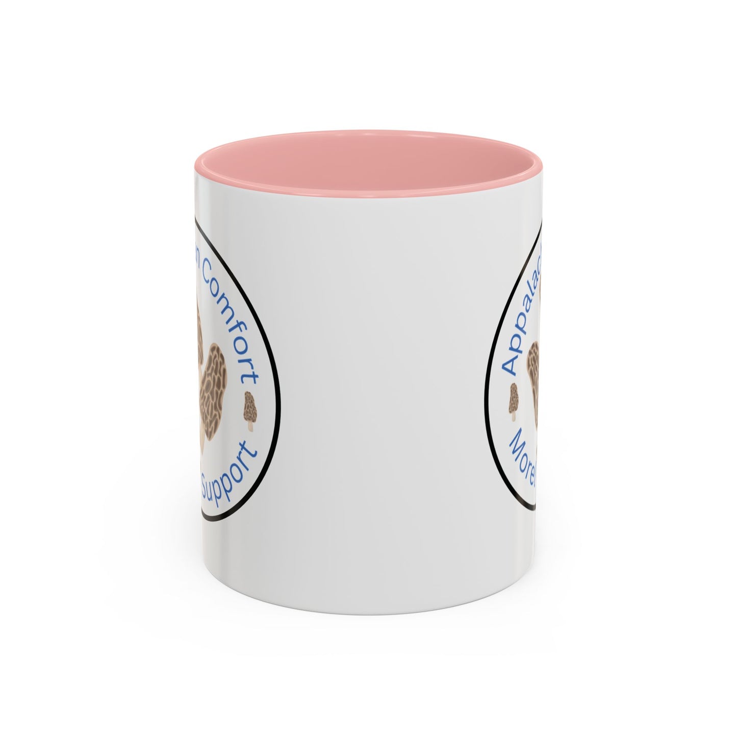 Appalachian Comfort - MOREL Support Coffee Mug, inspired by the tradition of mushroom hunting for the Dry Land Fish in the forests and woods of the Appalachian Mountains - WOMAN OWNED BUSINESS