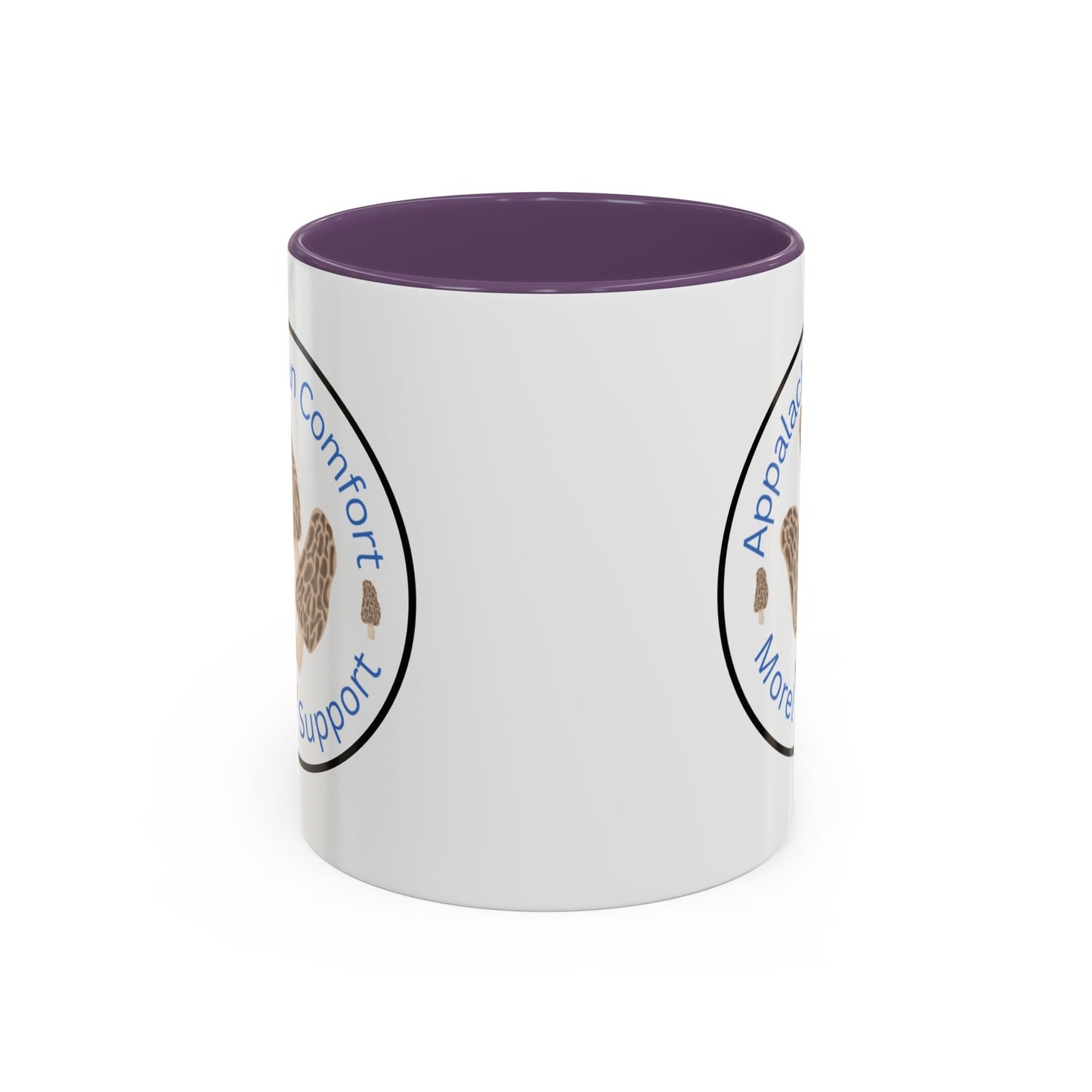 Appalachian Comfort - MOREL Support Coffee Mug, inspired by the tradition of mushroom hunting for the Dry Land Fish in the forests and woods of the Appalachian Mountains - WOMAN OWNED BUSINESS