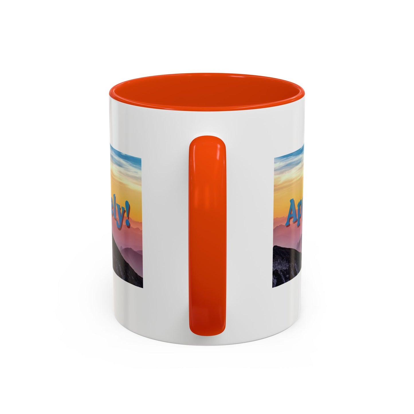Appalachian Mountain Sunset Mug — "Appalachian? Appsolutely!" Colorful Coffee Cup (11oz/15oz)