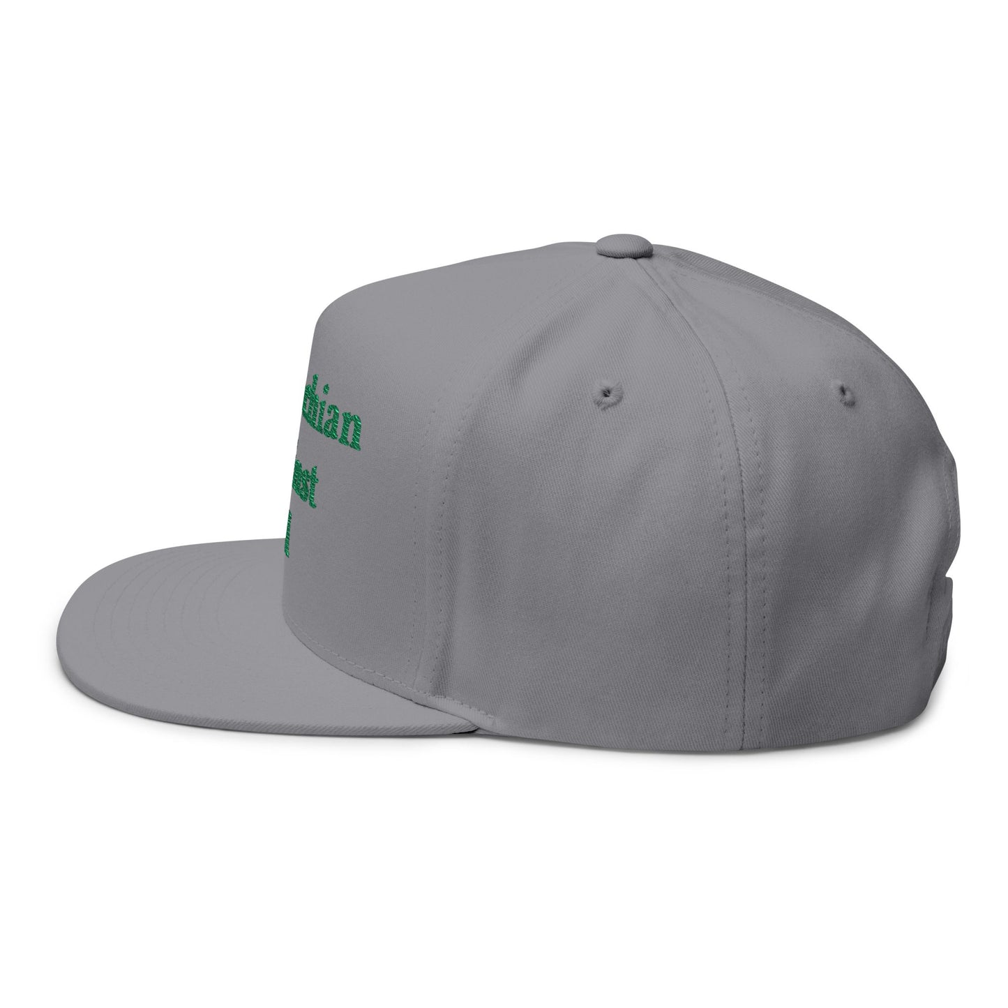ANTI AI - NO AI hat with Embroidered "Appalachian Against AI" Flat Bill Cap — Statement Hat Against Artificial Intelligence WOMAN OWNED BUSIINESS