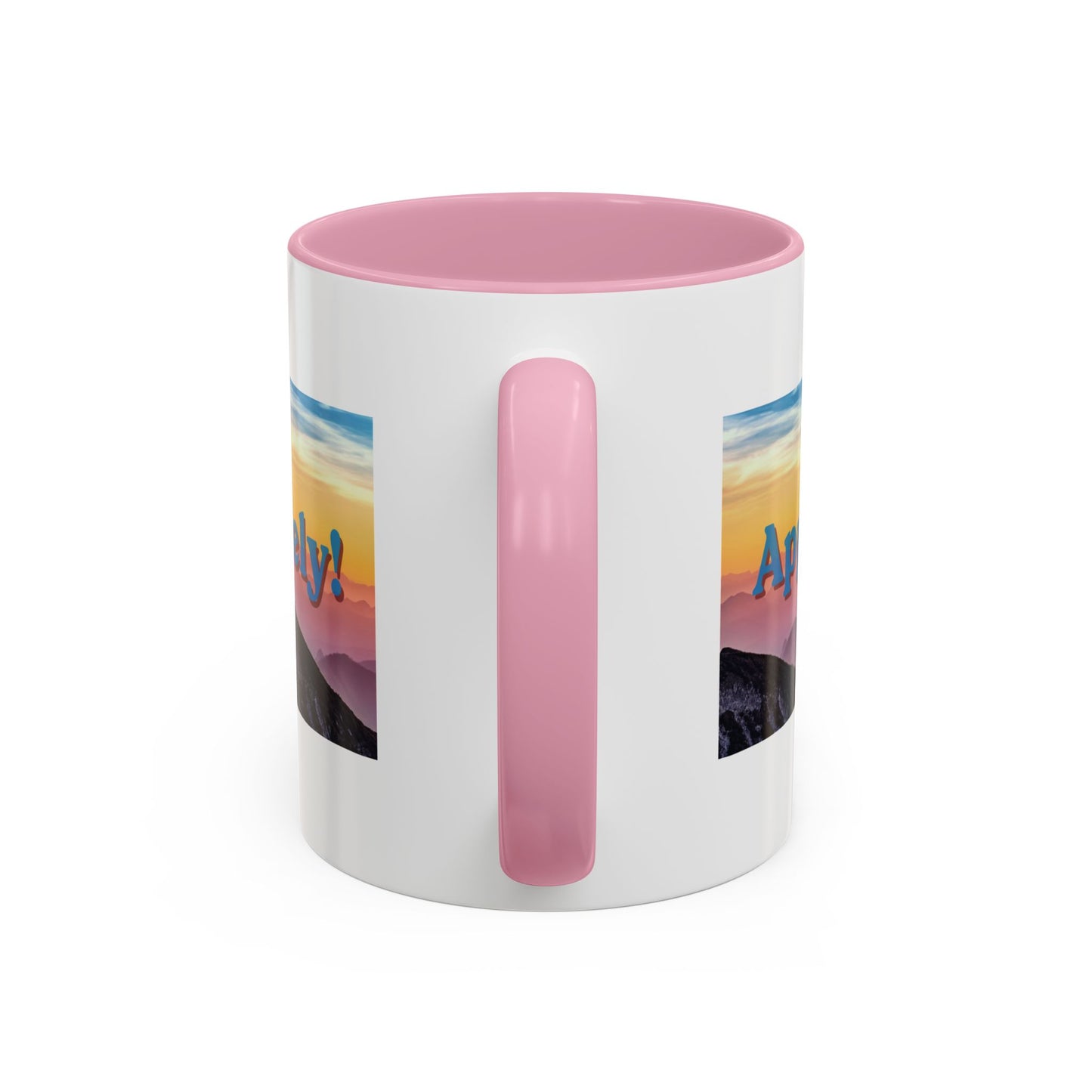 Appalachian Mountain Sunset Mug — "Appalachian? Appsolutely!" Colorful Coffee Cup (11oz/15oz)
