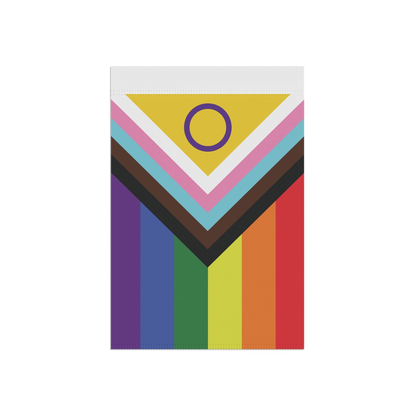 Progress Pride Garden Flag – Inclusive Rainbow House Banner in 2 Sizes - Please Support a Women-Owned Business in Virginia