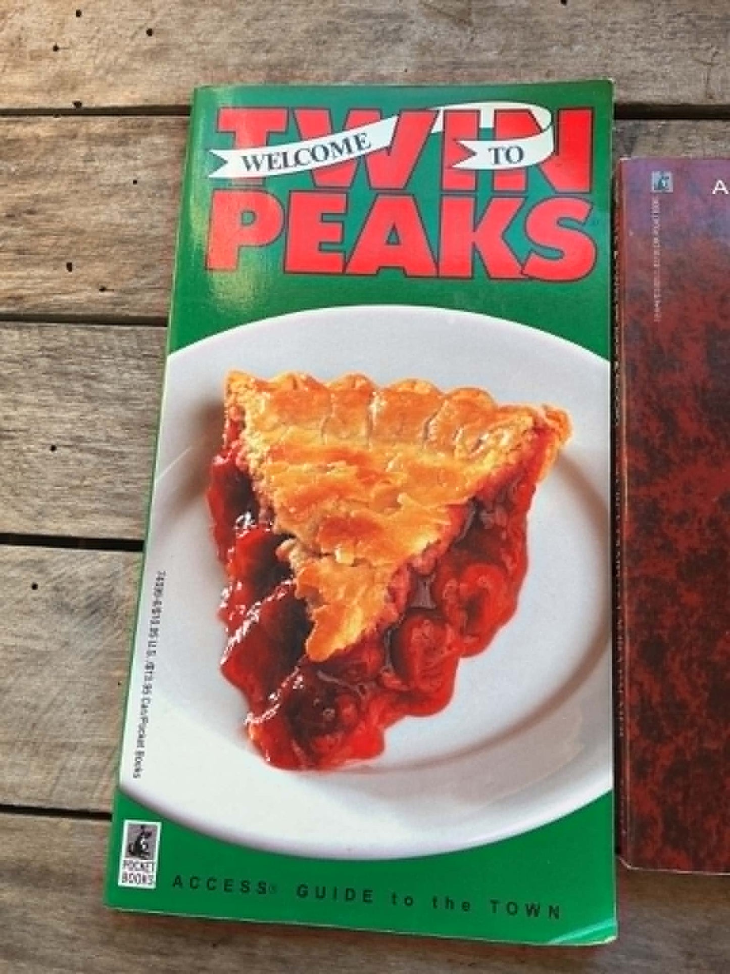 RARE TWIN PEAKS book set - Secret Diary of Laura Palmer AND Welcome to Twin Peaks: Access Guide to the Town Used books Vintage David Lynch RARE book treasures OOP TWIN PEAKS TV SHOW