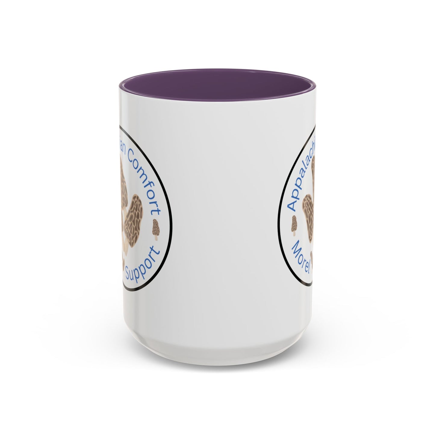 Appalachian Comfort - MOREL Support Coffee Mug, inspired by the tradition of mushroom hunting for the Dry Land Fish in the forests and woods of the Appalachian Mountains - WOMAN OWNED BUSINESS