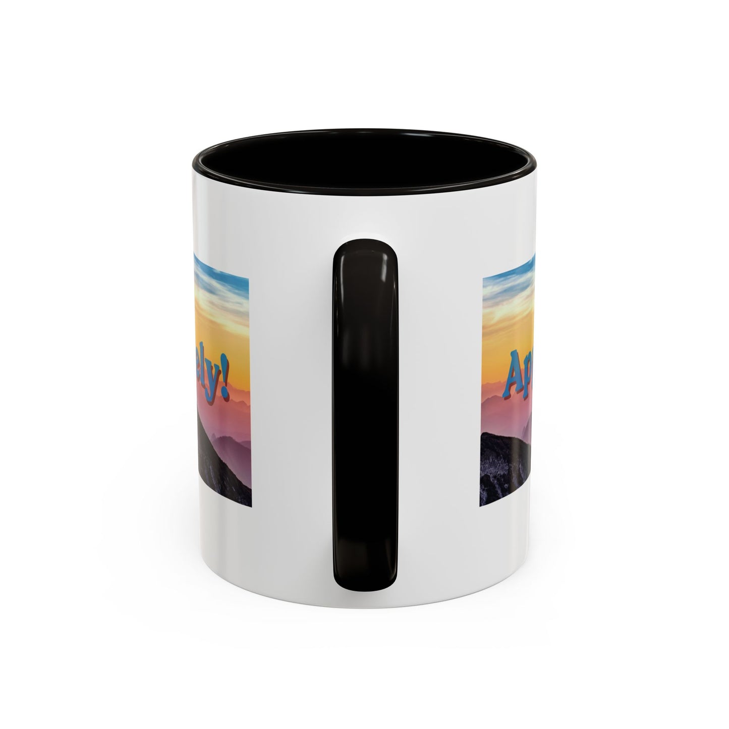 Appalachian Mountain Sunset Mug — "Appalachian? Appsolutely!" Colorful Coffee Cup (11oz/15oz)