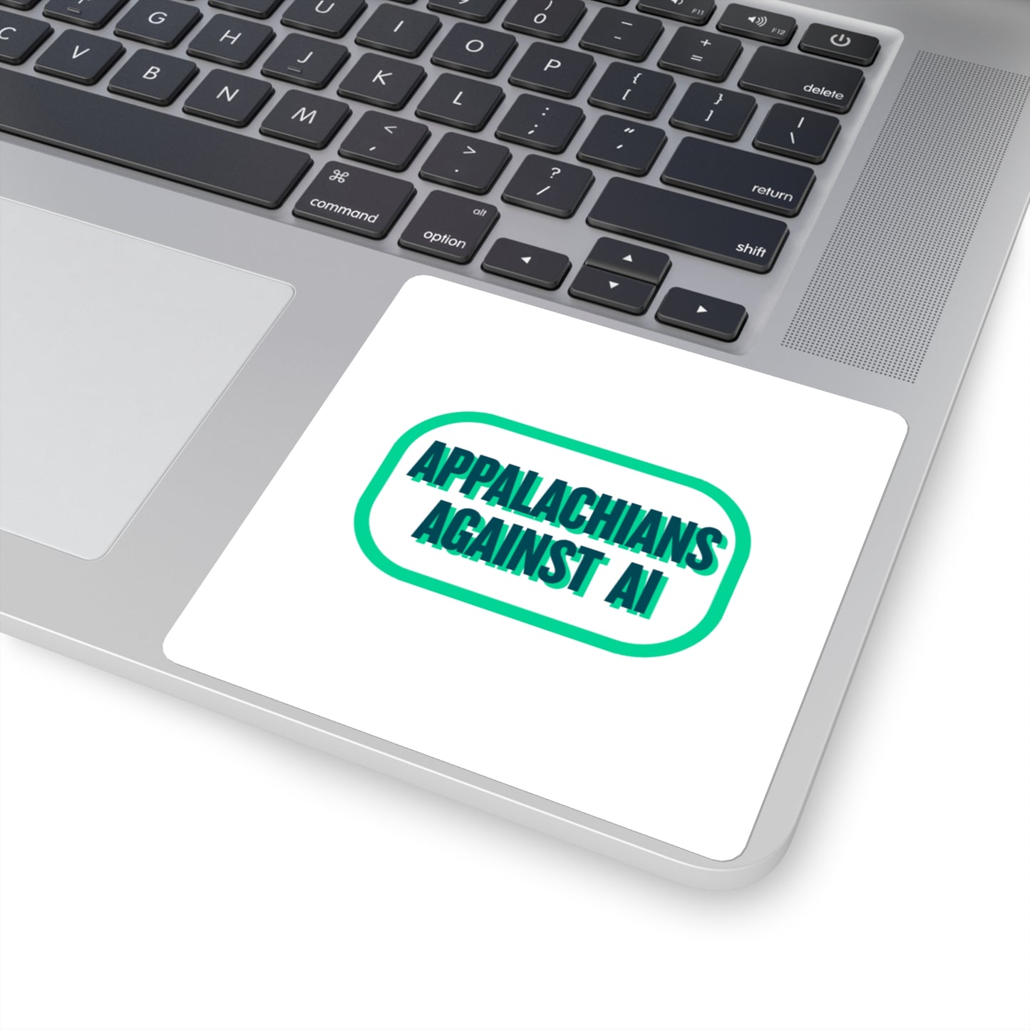 Appalachians Against AI Sticker — Anti-AI Decal