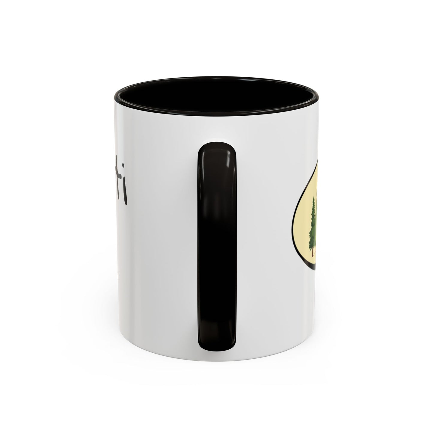 Anti AI Coffee Mug – Funny Novelty 11oz/15oz Color Accent Ceramic Mug
