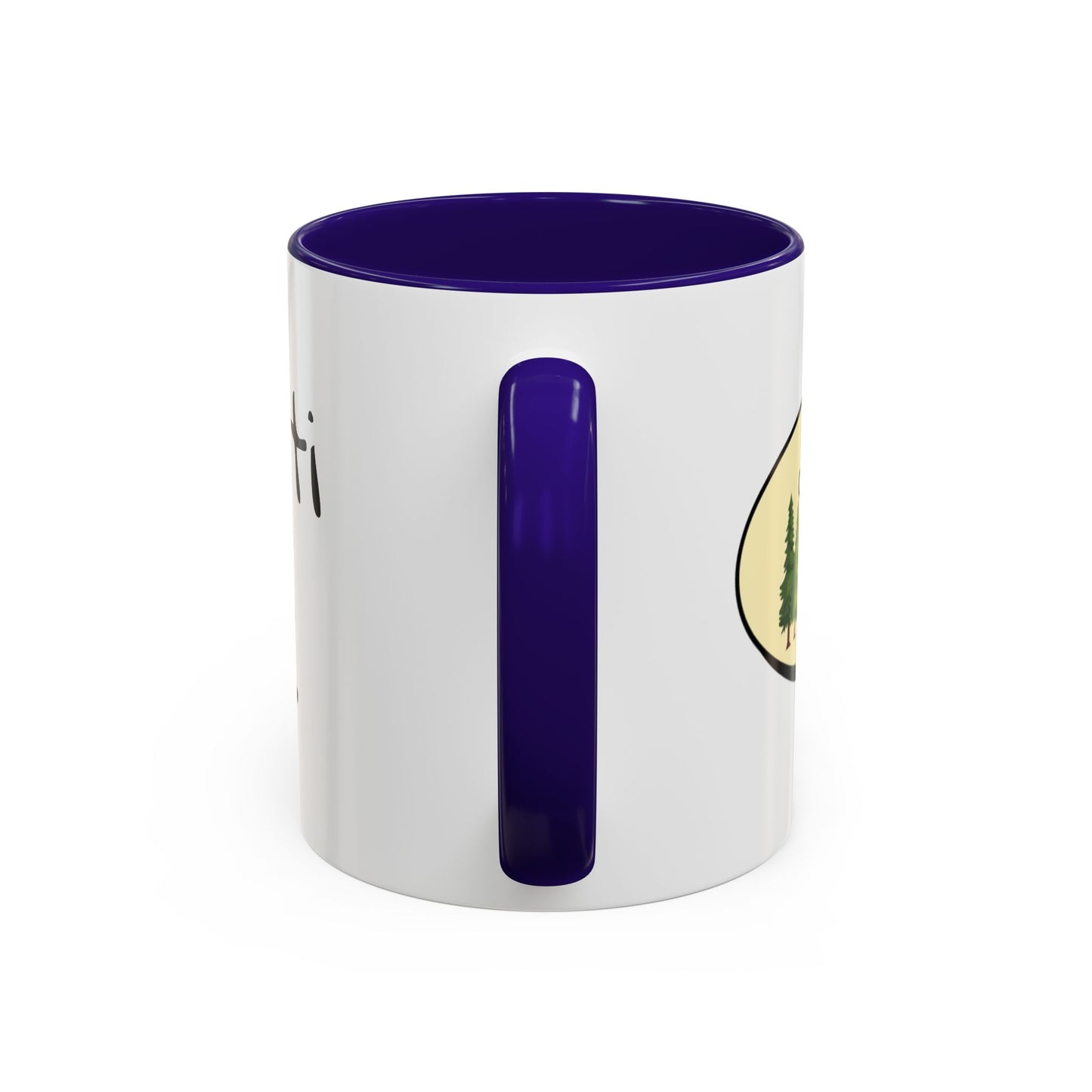 Anti AI Coffee Mug – Funny Novelty 11oz/15oz Color Accent Ceramic Mug