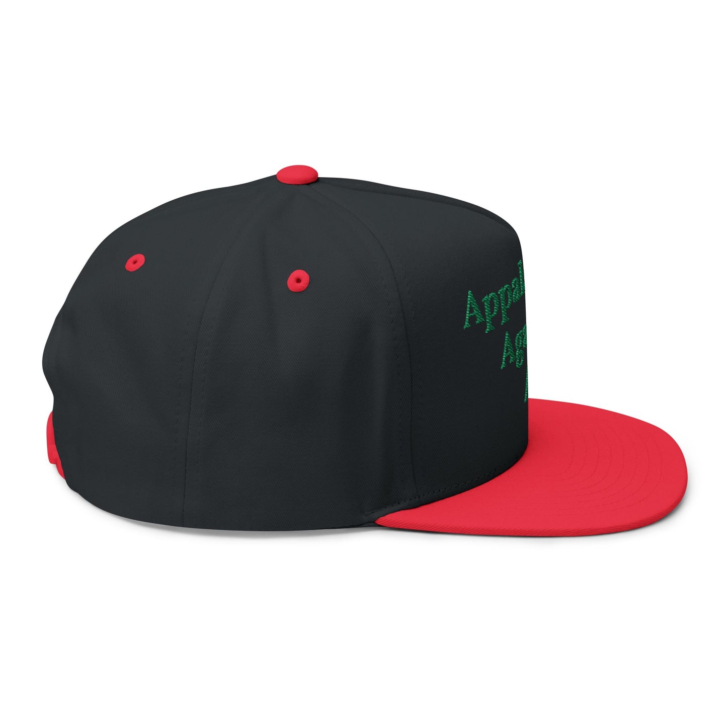 ANTI AI - NO AI hat with Embroidered "Appalachian Against AI" Flat Bill Cap — Statement Hat Against Artificial Intelligence WOMAN OWNED BUSIINESS