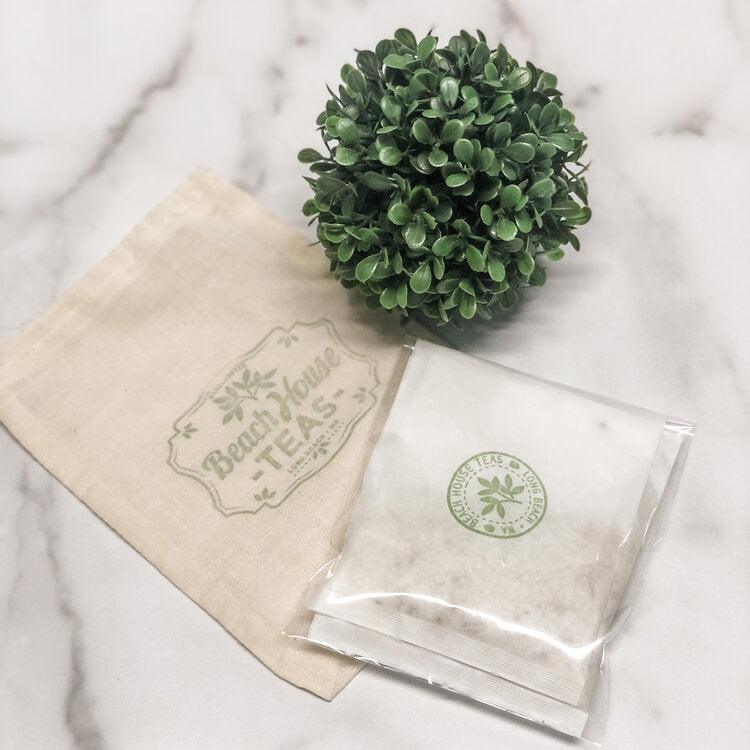 Pacific Petrichor Tea-Infused Bath Salts - Natural Bath and Body Care - Epsom & Sea Salts, Lemongrass, flowers, matcha green tea infused sea salt