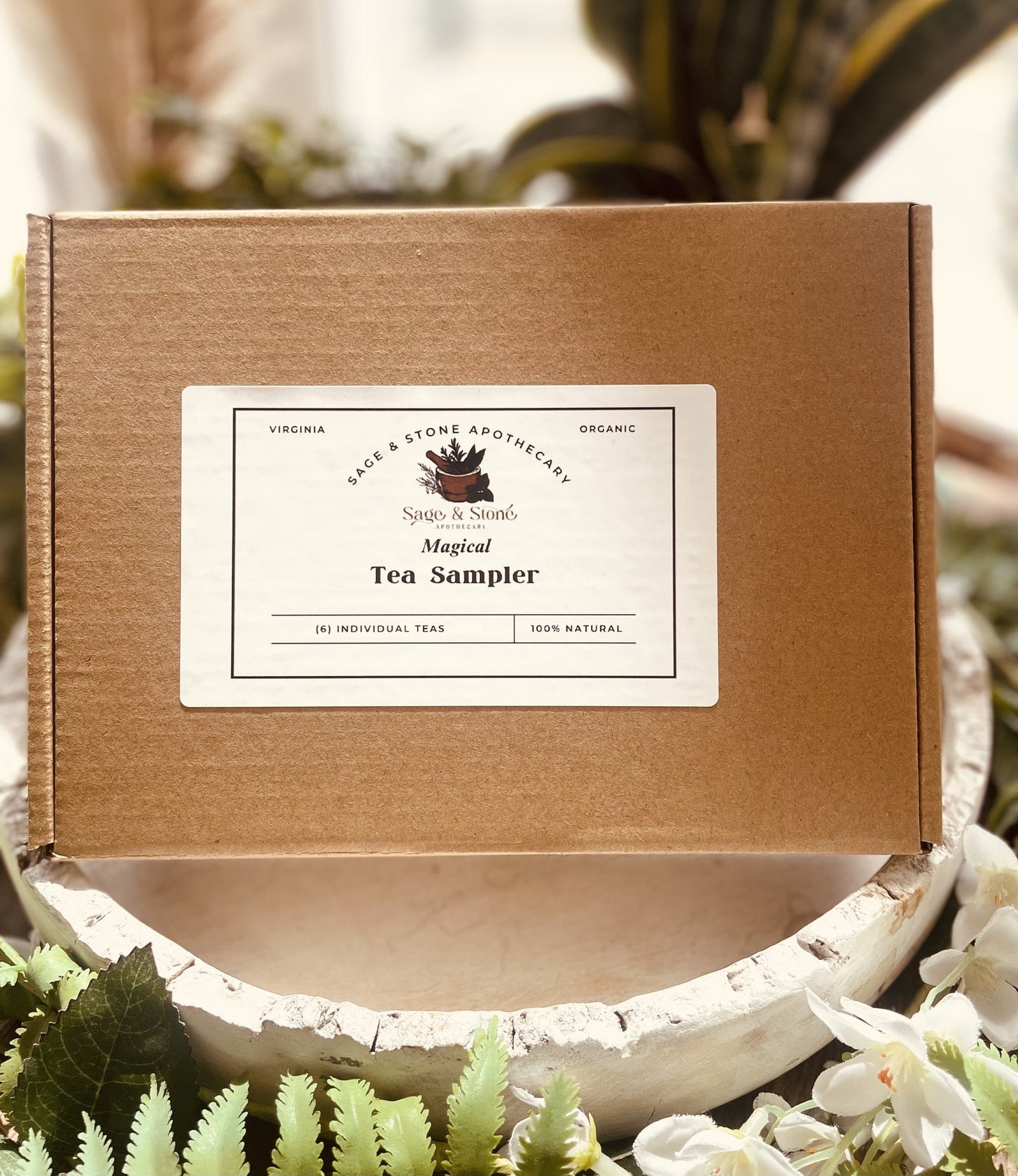 CHOOSE you Loose Leaf Tea Sampler Set - Tea Samplers: FRUITY, MAGICAL, or HEALTH & WELLNESS - Herbal, Organic - 6 tea blends & tea infuser